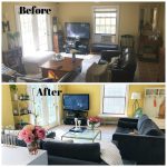 Room makeover living before after decor do